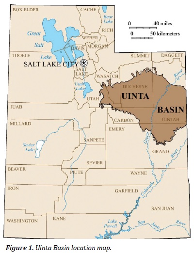 Unita Basin Location Map