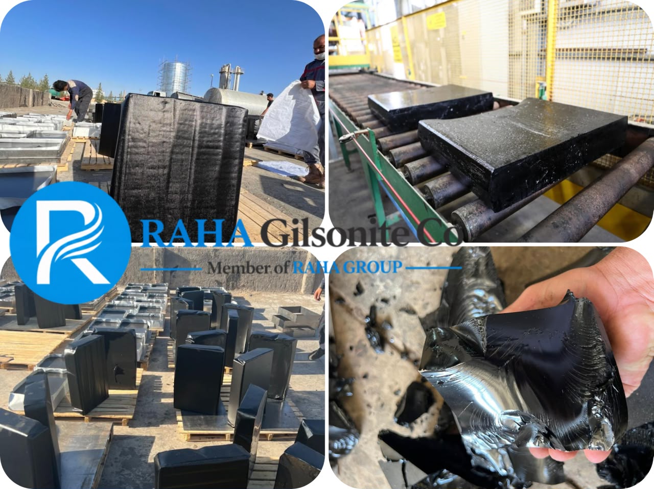 Oxidized bitumen grades - blown asphalt blocks in kraft bags ready for export